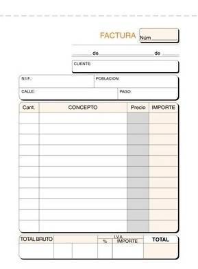 Factura a media carta (5.5x8.5), dos colores y una copia - VillaCon Online