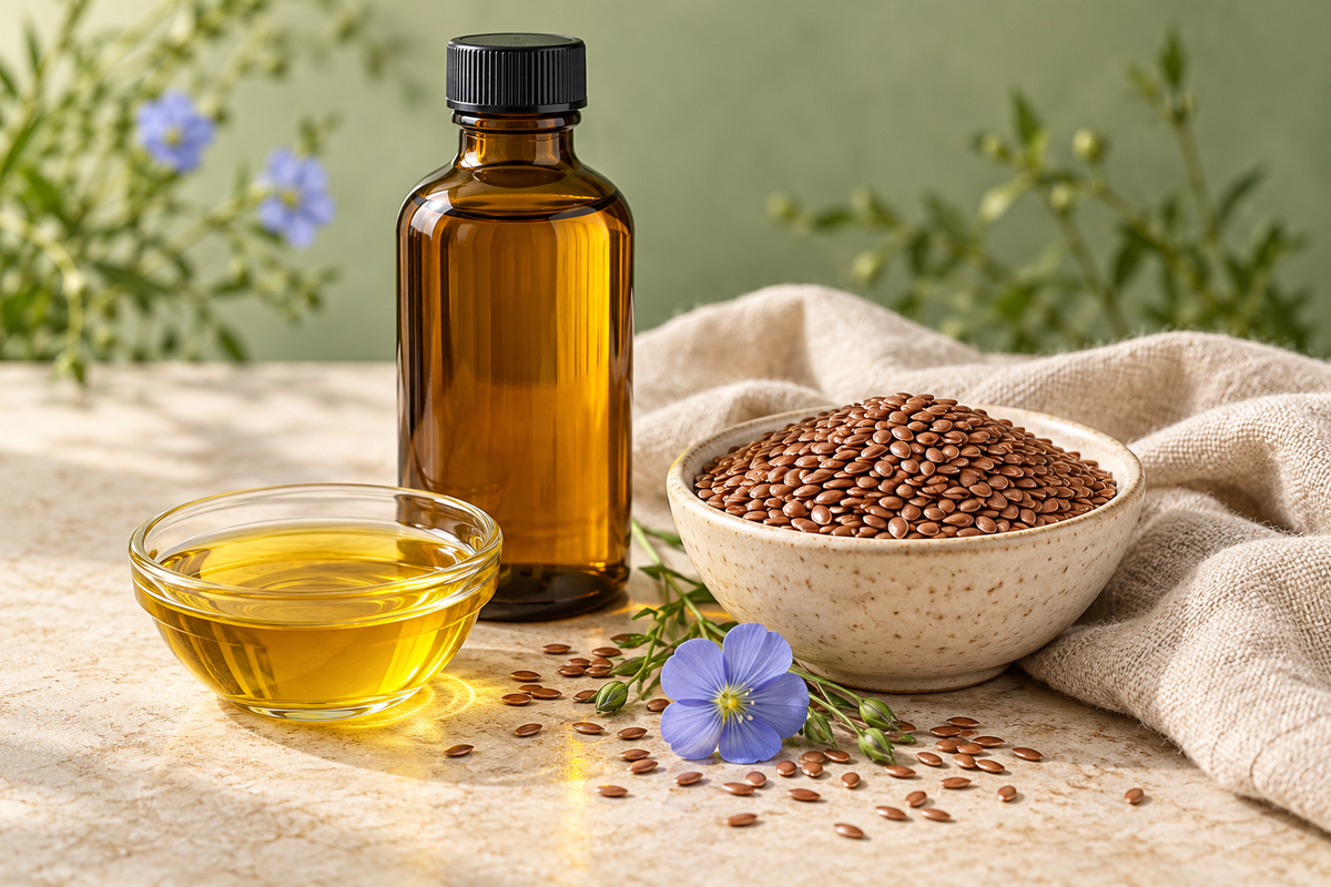 Aceite de linaza: omega-3 ALA, beneficios y conservación