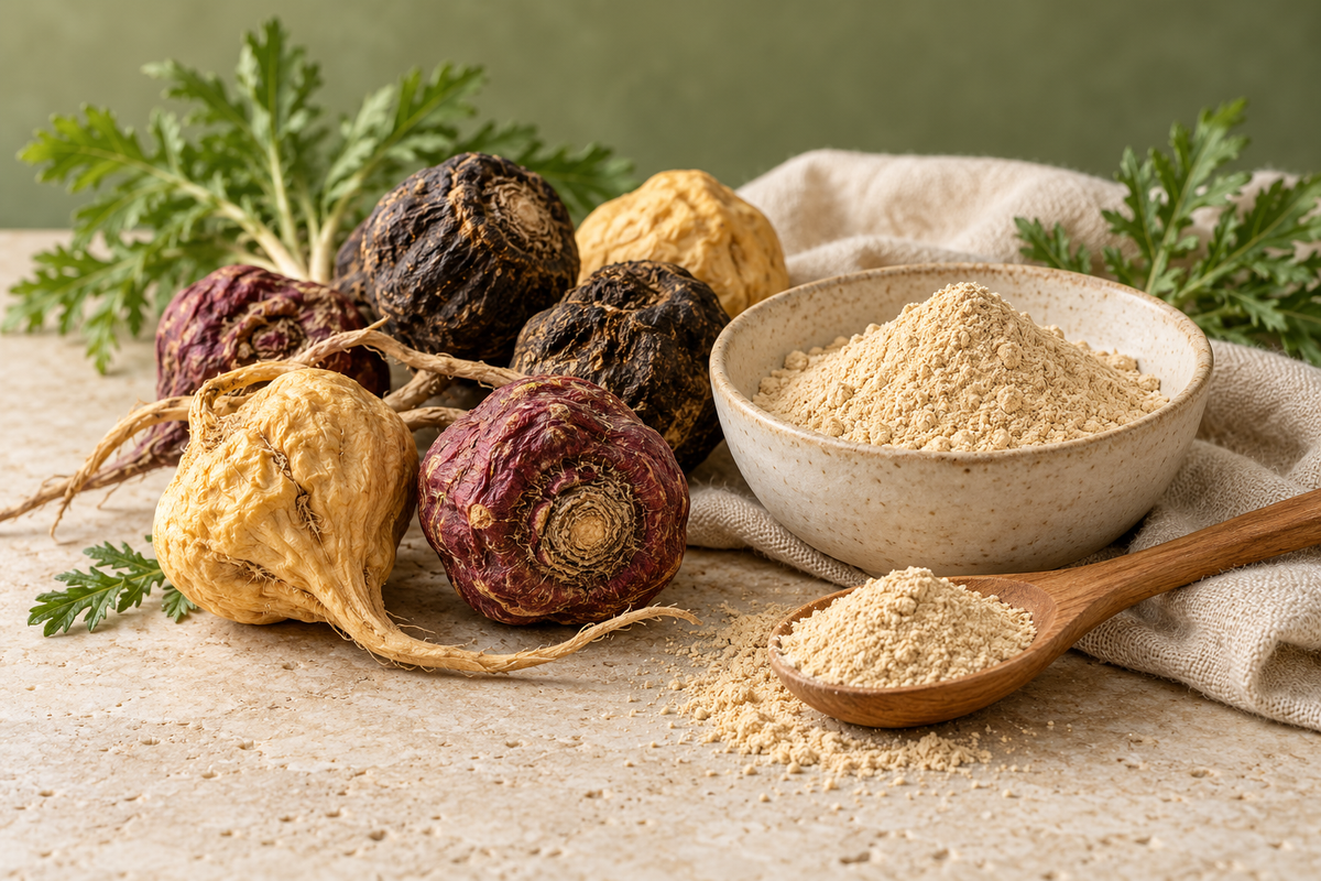 Maca andina: tipos, beneficios estudiados, dosis y extractos