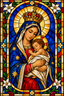 REL-003 Virgen de la Altagracia, interpretación artística