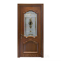 Vitral Decorativo para Puertas - Diseño Geométrico Elegante