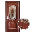 Vitral Decorativo para Puertas - Diseño Geométrico Elegante