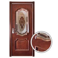 Vitral Decorativo para Puertas - Diseño Geométrico Elegante