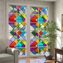 Vitral Vintage Europeo Colorido - Decoración para Baños, Salas y Dormitorios