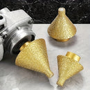 38mm-50mm Premium Diamond Drill Bit - Beveling & Countersinking for Granite, Marble, Tile with Pre-Drilled Holes