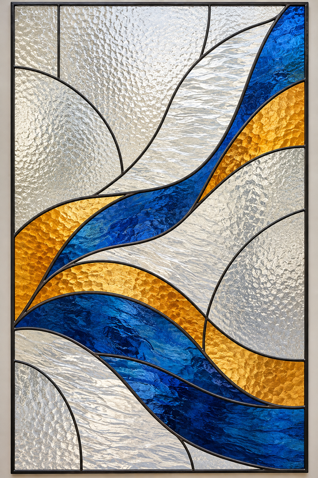 Referencia ABS-001: vitral abstractos y contemporáneos