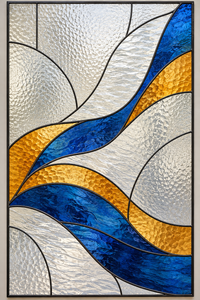 Referencia ABS-001: vitral abstractos y contemporáneos
