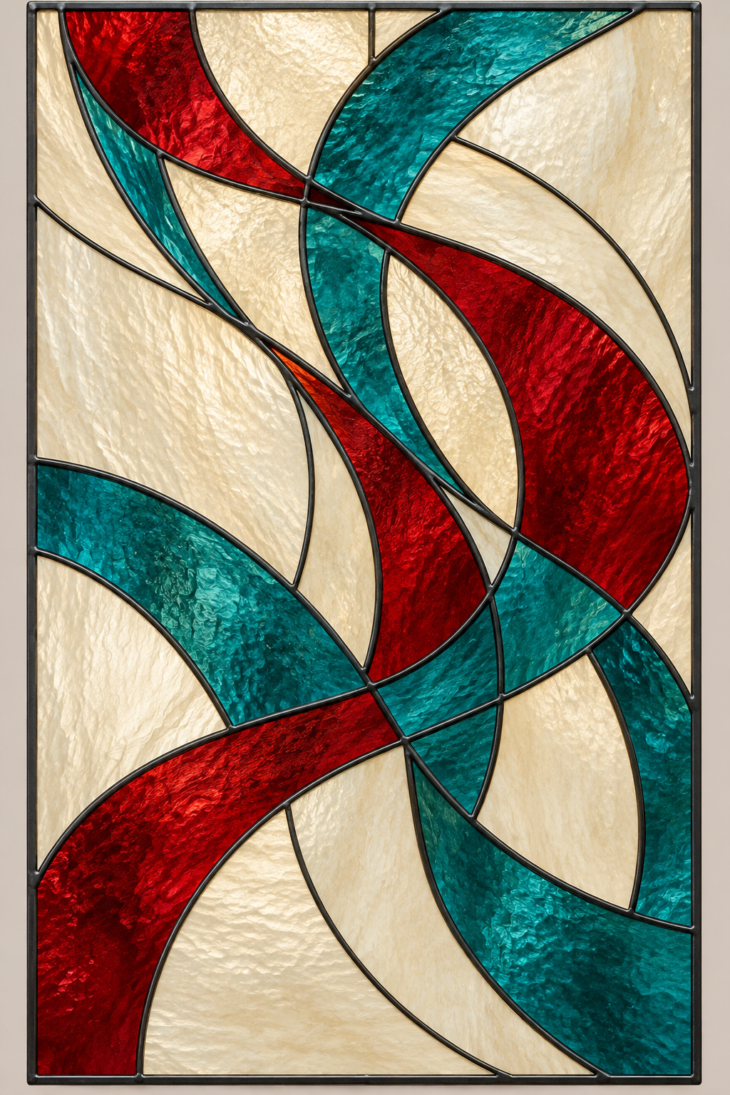 Referencia ABS-002: vitral abstractos y contemporáneos