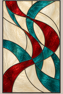 Referencia ABS-002: vitral abstractos y contemporáneos