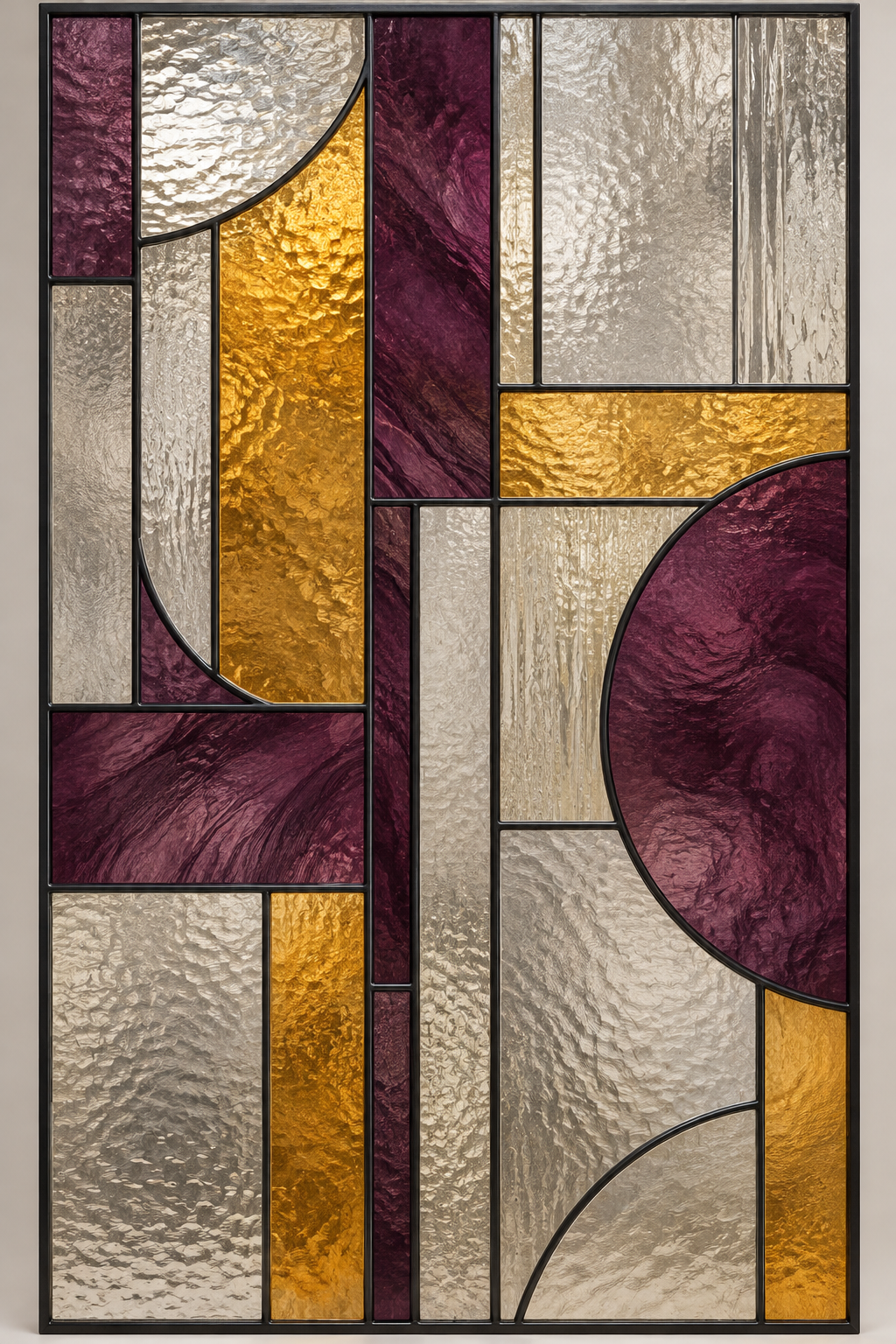 Referencia ABS-003: vitral abstractos y contemporáneos