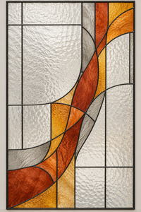 Referencia ABS-009: vitral abstractos y contemporáneos