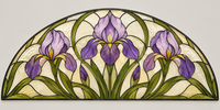 Referencia ARC-002: vitral para arcos sobre puertas