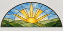 Referencia ARC-004: vitral para arcos sobre puertas