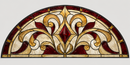 Referencia ARC-005: vitral para arcos sobre puertas