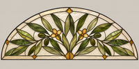 Referencia ARC-006: vitral para arcos sobre puertas
