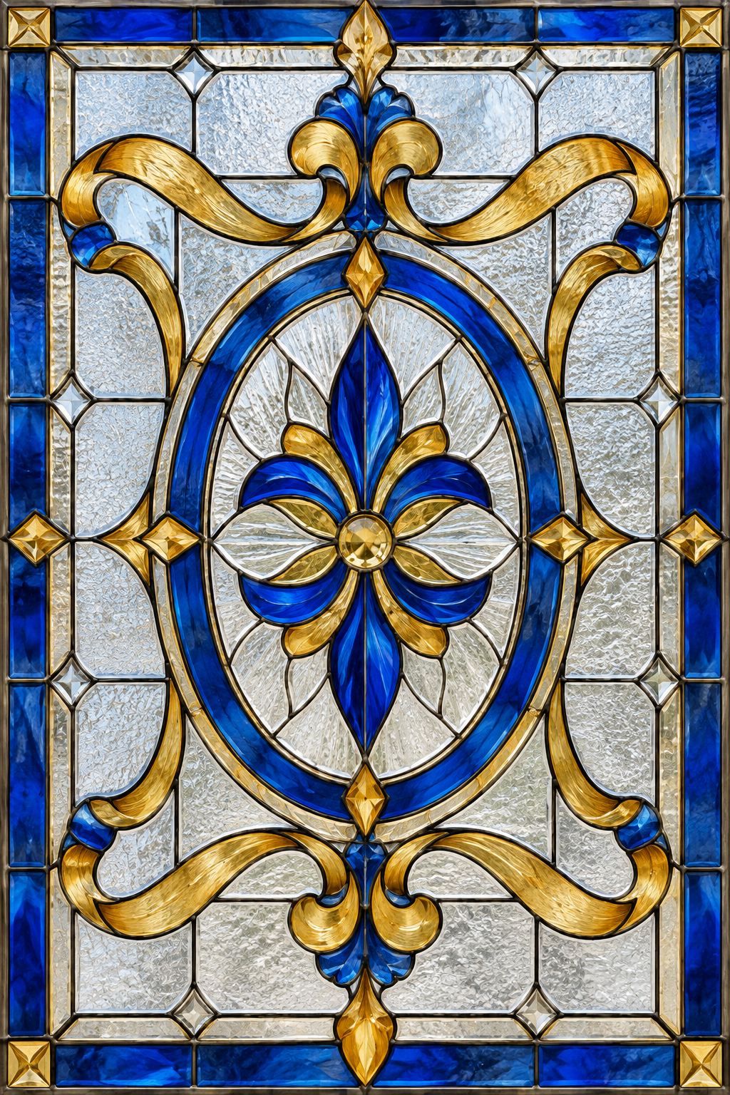 Referencia CLA-003: vitral clásicos y ornamentales
