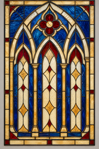 Referencia CLA-006: vitral clásicos y ornamentales