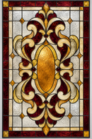Referencia CLA-007: vitral clásicos y ornamentales