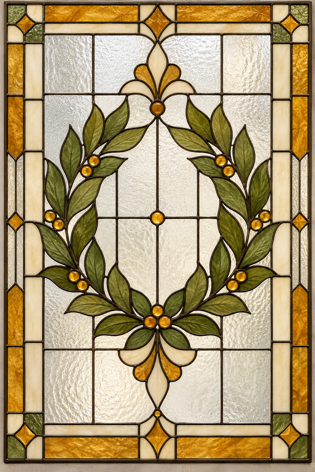 Referencia CLA-008: vitral clásicos y ornamentales