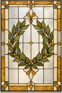 Referencia CLA-008: vitral clásicos y ornamentales
