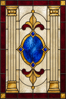 Referencia CLA-010: vitral clásicos y ornamentales