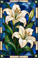 Referencia FLR-001: vitral florales y de naturaleza