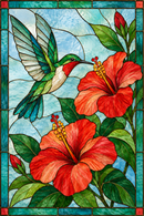 Referencia FLR-007: vitral florales y de naturaleza