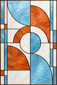 Referencia GEO-010: vitral geométricos y modernos