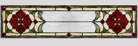 Referencia TRG-005: vitral para tragaluces horizontales sobre puertas