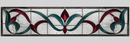 Referencia TRG-007: vitral para tragaluces horizontales sobre puertas