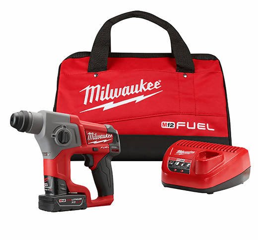 Milwaukee Kit de Taladro Rotomartillo Model 2416-21XC Inalambrico 12V