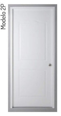 TechnoPuertas | Everdoor Modelo 2P Blanca - VillaCon Online