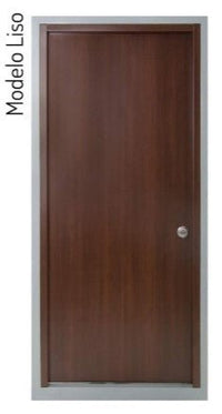 TechnoPuertas | Everdoor Modelo Liso Caoba - VillaCon Online