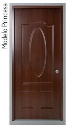 Puertas Polimetalicas Everdoor en Caoba